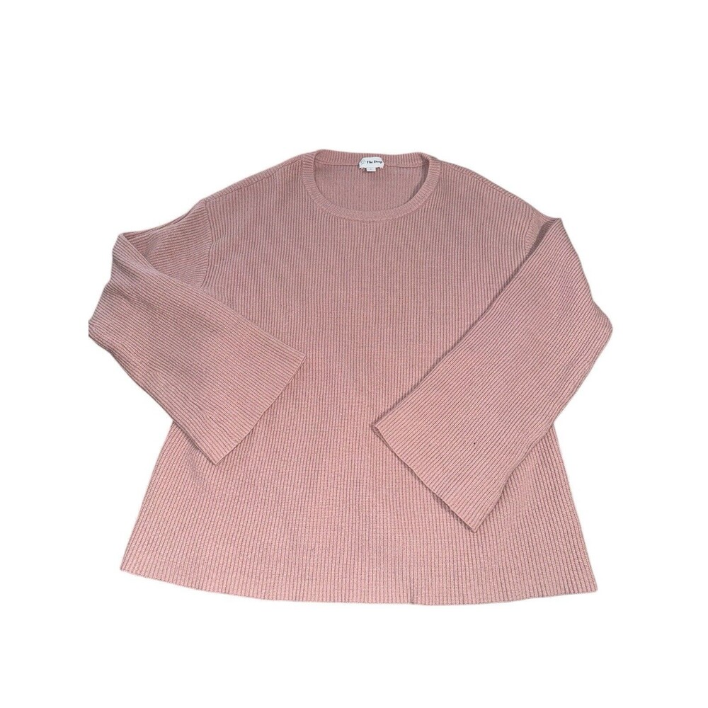 The Drop WOMENS Sweater Pink Mauve Thick Size XL Round Neck Viscose Blend